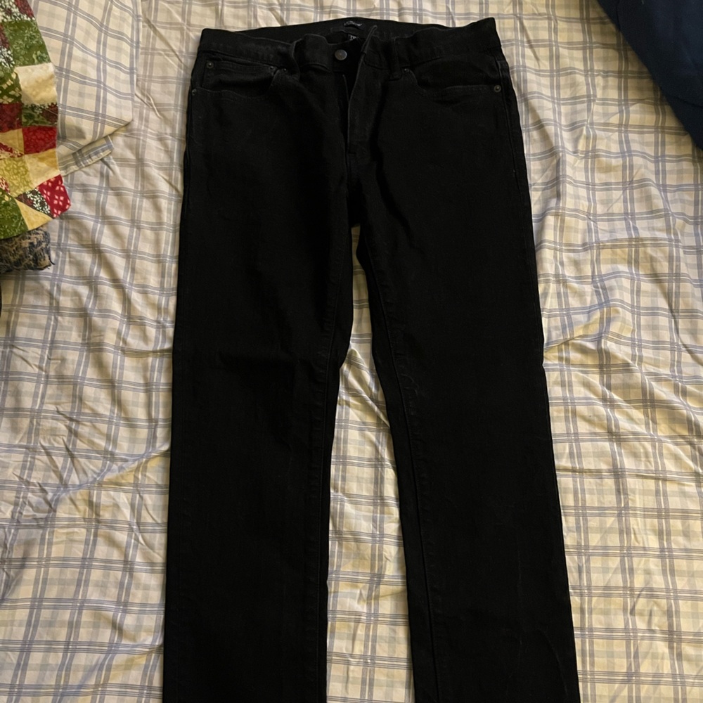 J. Crew Men’s Flex Slim Black Denim Jeans